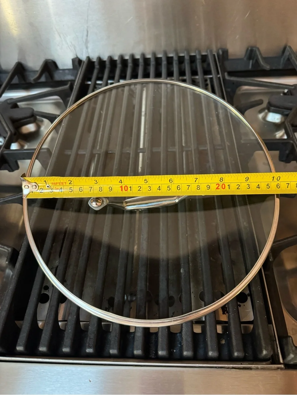 All-Clad Glass Replacement Lid Only with Stainless Handle - Clear- 10”